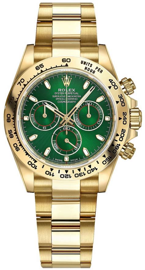 rolex daitona oro quadrante verde|Rolex Daytona Ref. 116508 Verde 2021 .